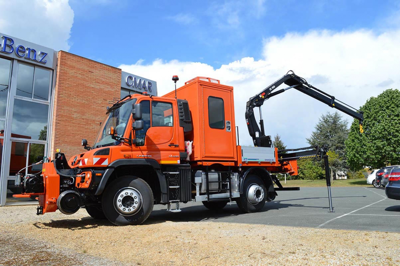 UNIMOG rail-route grue image 0